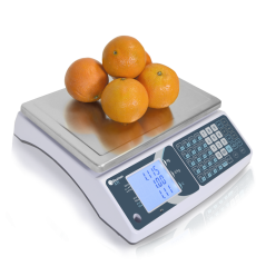 Balança comercial XTI - Baxtran | alcance 15 kg ou 30 kg, com verificação Metrológica CE-M.