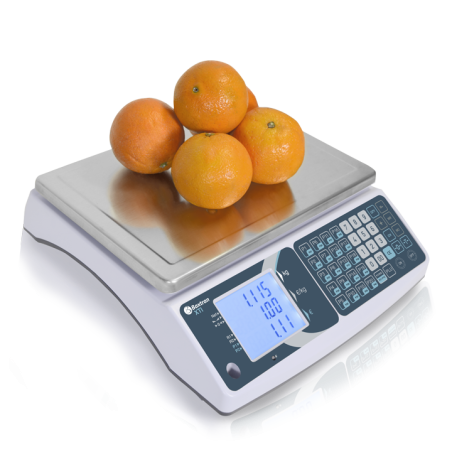 Balança comercial XTI - Baxtran | alcance 15 kg ou 30 kg, com verificação Metrológica CE-M.