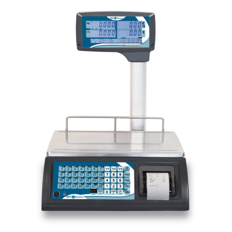 Balança comercial com ticket RTN - Baxtran | Com verificação Metrológica CE-M, alcance 6kg, 15kg ou 30kg