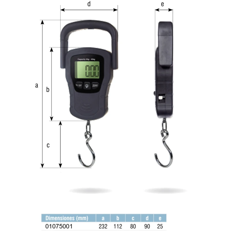 Balança de Gancho Baxtran KRX – Dinamómetro Manual até 40 kg