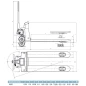 Porta paletes com balança ARX WIDE - Baxtran | Alcance 2000 kg