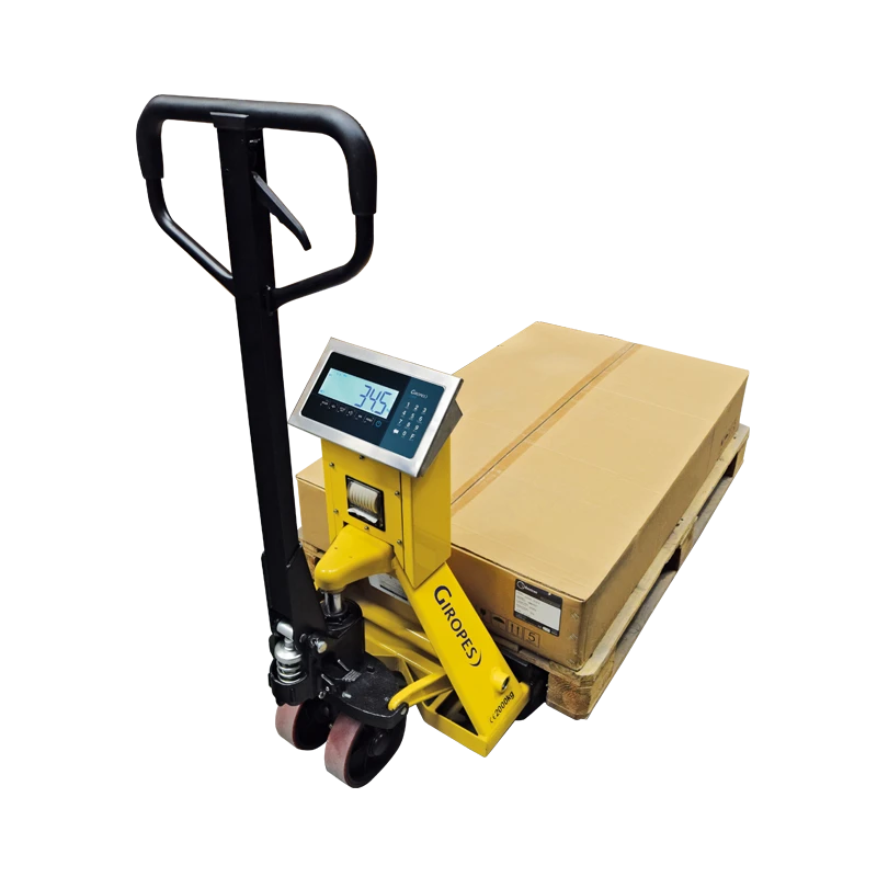Porta paletes com balança TP410 WIDE - Baxtran | Alcance 2000 kg