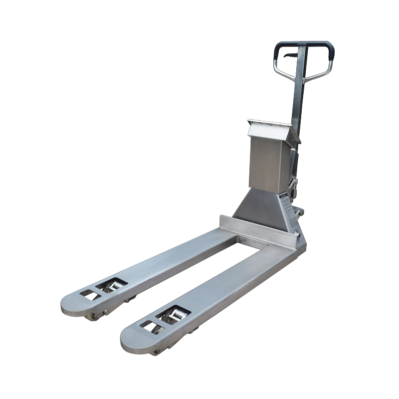 Porta paletes com balança TP410 INOX - Baxtran | Alcance 2000 kg