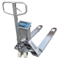 Porta paletes com balança TP410 WIDE INOX - Baxtran | Alcance 2000 kg