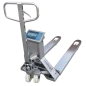 Porta paletes com balança TP410 WIDE INOX - Baxtran | Alcance 2000 kg