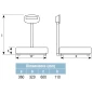 Balança Industrial Baxtran ZW | Plataforma de Chão | 6–60 kg | Alta Precisão