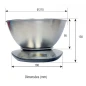 Balança Cozinha STEEL KS - Baxtran | Alcance 5 kg