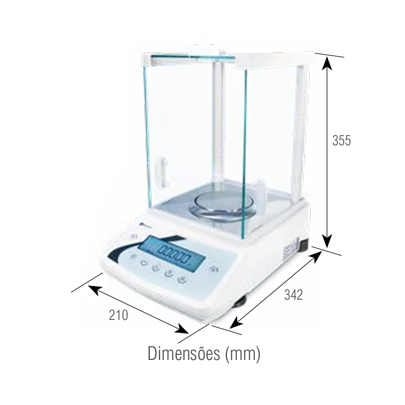 Balança Laboratório Analítica HZ - Baxtran | Precisão 0,1 mg