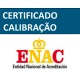 Certificado de calibração ENAC - PESOS CLASSE F1