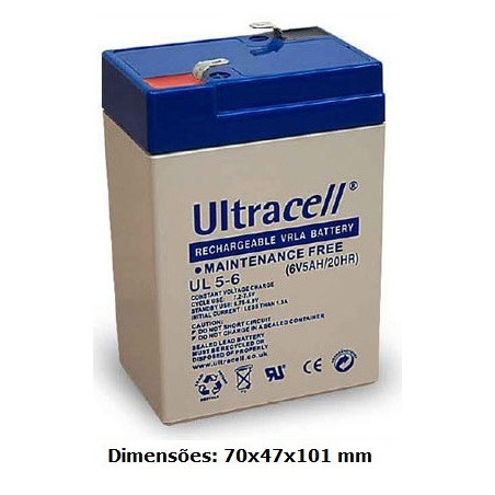 Bateria 6V / 4.5 Ah